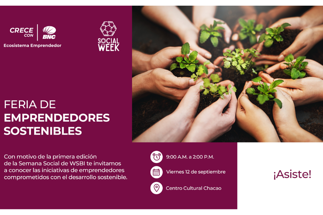 Feria de emprendedores sostenibles